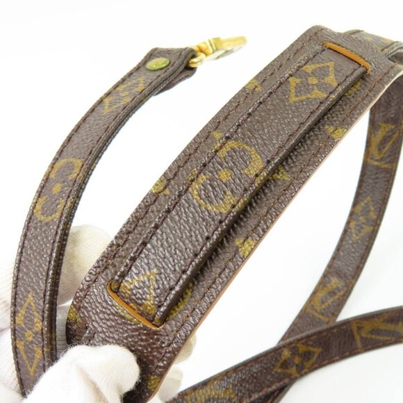 Authentic LOUIS VUITTON Monogram Shoulder Strap Replacement Brown - Picture 2 of 5